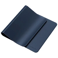 Sous-main en cuir écologique Deskmate de Satechi - Bleu marine
