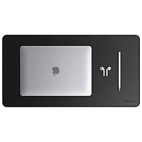 Sous-main en cuir écologique Deskmate de Satechi - Noir