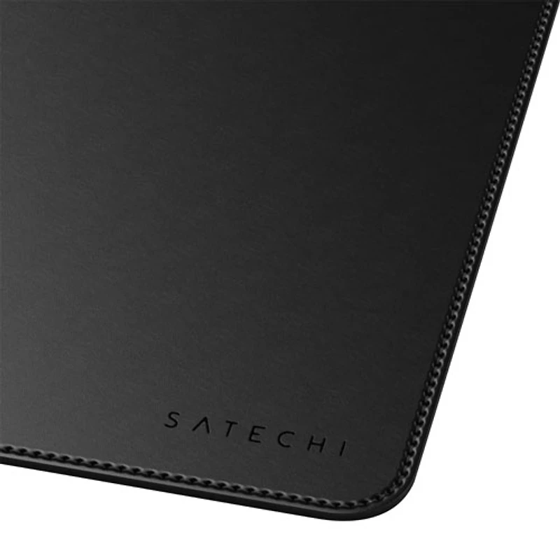 Sous-main en cuir écologique Deskmate de Satechi - Noir