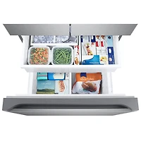 Réfrigérateur 2 portes de 24,5 pi³ 33 po de Samsung (RF25C5151SR/AA) - Acier inoxydable