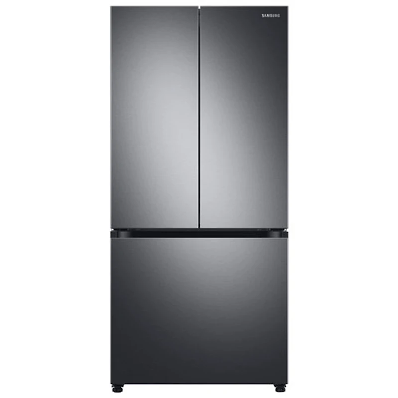 Réfrigérateur deux portes 24,5 pi³ 33 po avec distributeur d'eau de Samsung (RF25C5551SG/AA) - Inox noir