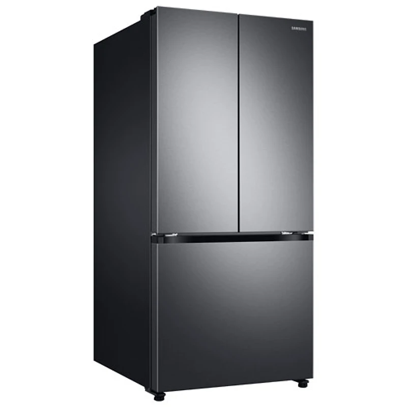 Réfrigérateur deux portes 24,5 pi³ 33 po avec distributeur d'eau de Samsung (RF25C5551SG/AA) - Inox noir