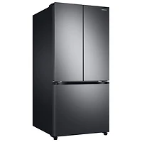 Réfrigérateur deux portes 24,5 pi³ 33 po avec distributeur d'eau de Samsung (RF25C5551SG/AA) - Inox noir