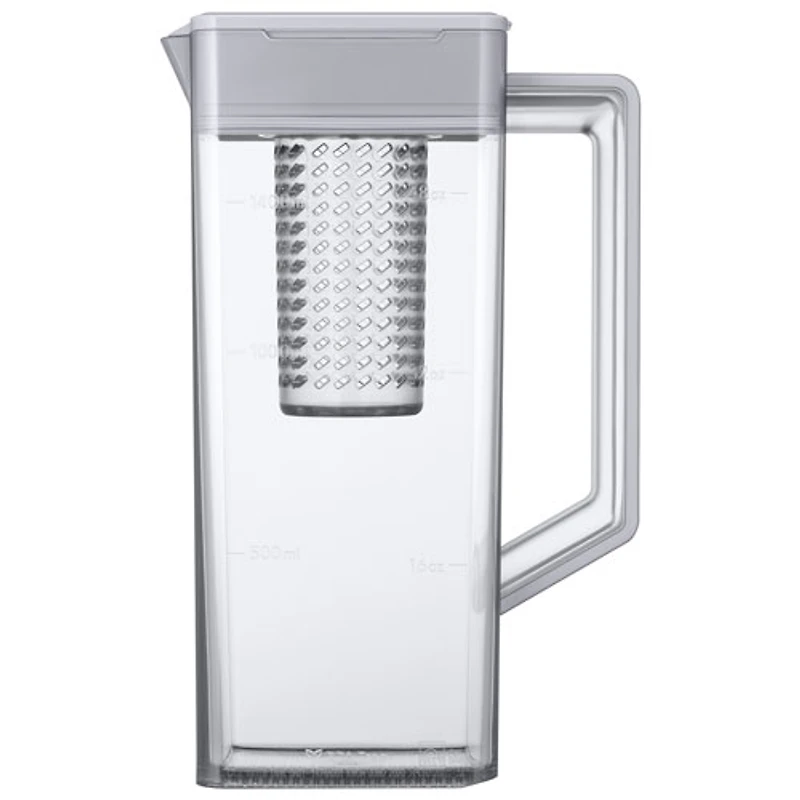 Réfrigérateur deux portes 24,5 pi³ 33 po avec distributeur d'eau de Samsung (RF25C5551SG/AA) - Inox noir