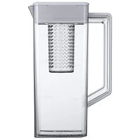 Réfrigérateur deux portes 24,5 pi³ 33 po avec distributeur d'eau de Samsung (RF25C5551SG/AA) - Inox noir