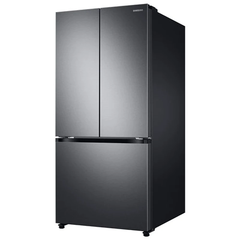 Réfrigérateur deux portes 24,5 pi³ 33 po avec distributeur d'eau de Samsung (RF25C5551SG/AA) - Inox noir