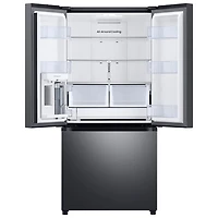 Réfrigérateur deux portes 24,5 pi³ 33 po avec distributeur d'eau de Samsung (RF25C5551SG/AA) - Inox noir