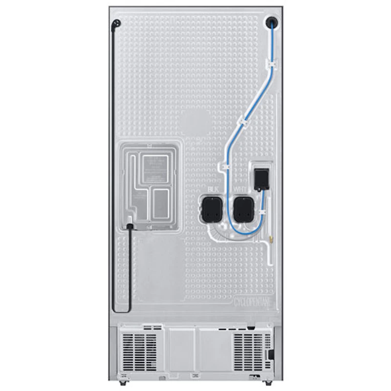Réfrigérateur deux portes 24,5 pi³ 33 po avec distributeur d'eau de Samsung (RF25C5551SR/AA) - Inox