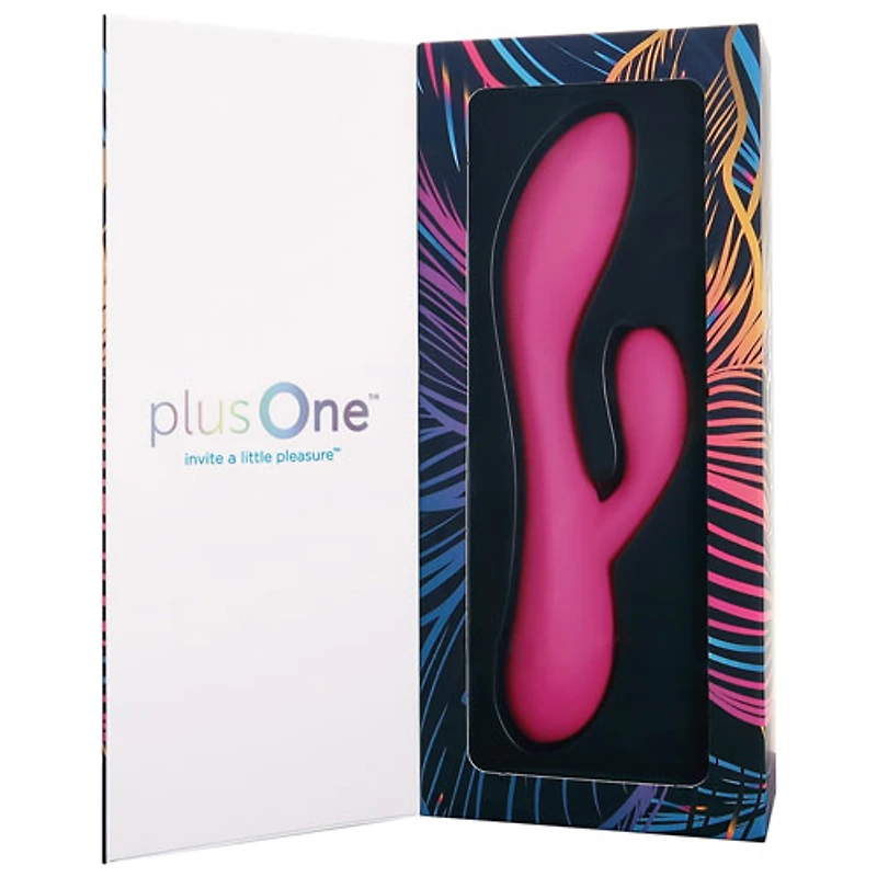 plusOne Dual Vibrating Massager - Pink