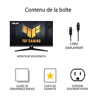 ASUS TUF 31.5" WQHD 1440p 170Hz 1ms VA LED FreeSync Gaming Monitor (VG32AQA1A)