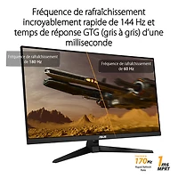 ASUS TUF 31.5" WQHD 1440p 170Hz 1ms VA LED FreeSync Gaming Monitor (VG32AQA1A)