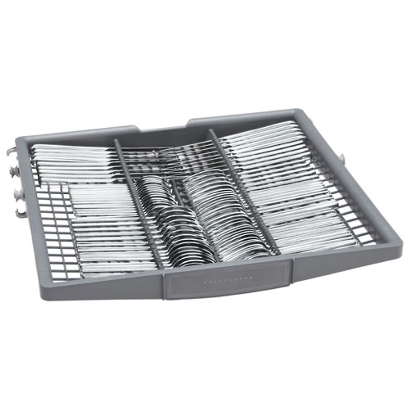 Bosch 24" 46dB Built-In Dishwasher with Stainless Steel Tub & Third Rack (SHE53B75UC) - Stainless Steel