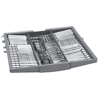 Bosch 24" 46dB Built-In Dishwasher with Stainless Steel Tub & Third Rack (SHE53B75UC) - Stainless Steel