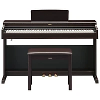 Yamaha YDP165 ARIUS Standard 88-Key Weighted Hammer Action Digital Piano w/ Stand, Bench & 3 Pedals - Rosewood