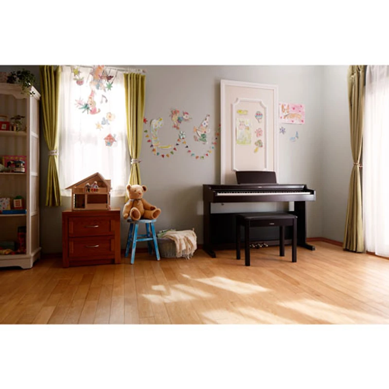 Yamaha YDP165 ARIUS Standard 88-Key Weighted Hammer Action Digital Piano w/ Stand, Bench & 3 Pedals - Rosewood