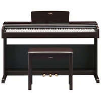 Yamaha YDP145 ARIUS Standard 88-Key Weighted Hammer Action Digital Piano w/ Stand, Bench & 3 Pedals - Rosewood