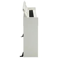 Yamaha ARIUS Slim 88-Key Weighted Action Digital Piano with Stand & 3 Pedals (YDPS35) - White