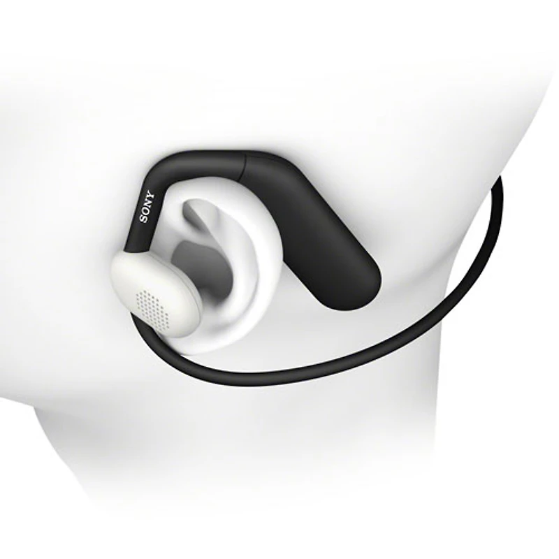 Écouteurs sans fil au design ouvert Float Run de Sony (WIOE610/B) - Noir