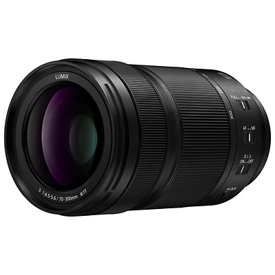 Téléobjectif zoom OIS 70-300 mm f/4,5-f/22 LUMIX S de Panasonic - Noir