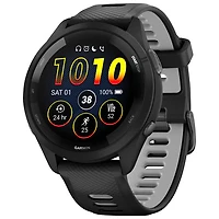 Garmin Forerunner 265 46mm Bluetooth Running Smartwatch - Black/Powder Grey