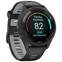 Garmin Forerunner 265 46mm Bluetooth Running Smartwatch - Black/Powder Grey