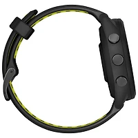 Montre intelligente Bluetooth de 42 mm Forerunner 265S de Garmin pour la course - Noir/Jaune vif