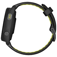 Montre intelligente Bluetooth de 42 mm Forerunner 265S de Garmin pour la course - Noir/Jaune vif