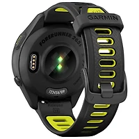 Montre intelligente Bluetooth de 42 mm Forerunner 265S de Garmin pour la course - Noir/Jaune vif