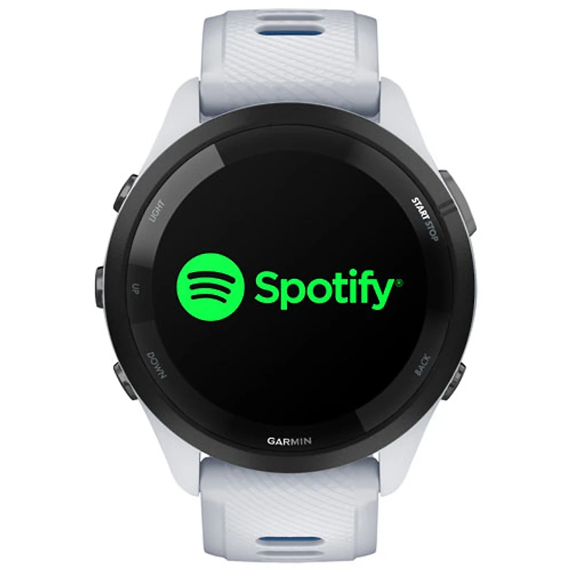 Garmin Forerunner 265 46mm Bluetooth Running Smartwatch - Whitestone/Tidal Blue