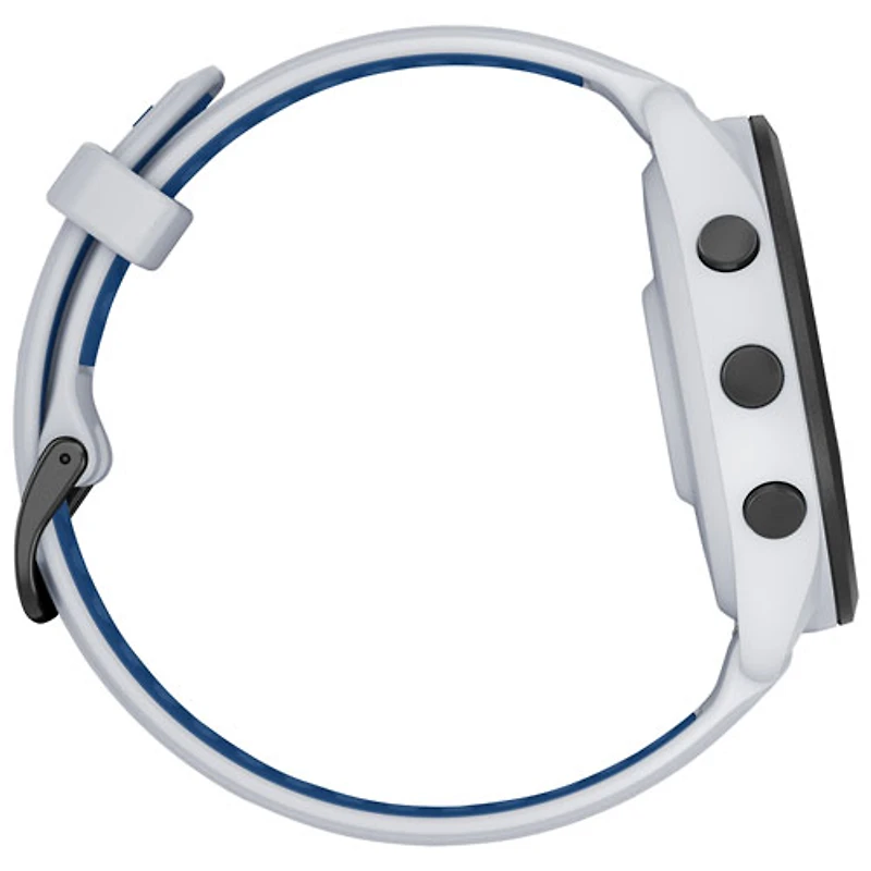 Garmin Forerunner 265 46mm Bluetooth Running Smartwatch - Whitestone/Tidal Blue