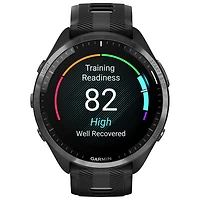 Montre intelligente Bluetooth de 47 mm Forerunner 965 de Garmin pour la course - Noir/Gris poudre
