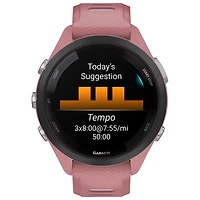Garmin Forerunner 265S 42mm GPS Watch with Heart Rate Monitor - Light Pink/Powder Grey