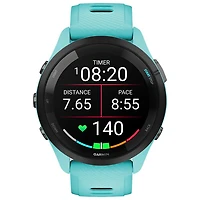 Garmin Forerunner 265 46mm Bluetooth Running Smartwatch - Aqua/Black