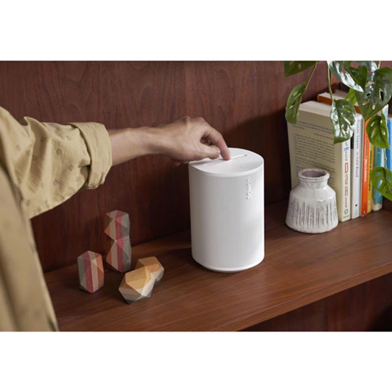 Haut-parleur intelligent Wi-Fi/Bluetooth Era 100 de Sonos - Blanc