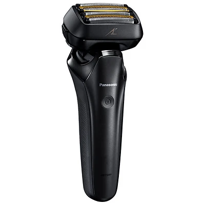 Rasoir rechargeable à 6 lames avec ou sans mousse et station de nettoyage/chargement de Panasonic (ESLS9A)