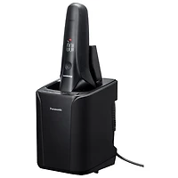 Rasoir rechargeable à 6 lames avec ou sans mousse et station de nettoyage/chargement de Panasonic (ESLS9A)