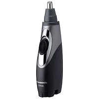 Tondeuse sèche/humide avec Smart Wash pour poils de nez de Panasonic (ER430) - Noir/Argenté