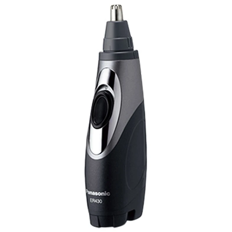 Tondeuse sèche/humide avec Smart Wash pour poils de nez de Panasonic (ER430) - Noir/Argenté