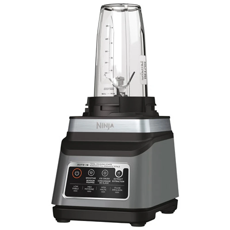 Mélangeur de comptoir de 1400 W Professional Plus Blender DUO Auto-IQ de Ninja avec tasses Nutri Ninja - Noir/Acier inoxydable
