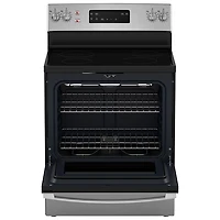 GE 30" 5.0 Cu. Ft. Self-Clean Freestanding Electric Range (JCB630SVSS) - Stainless Steel
