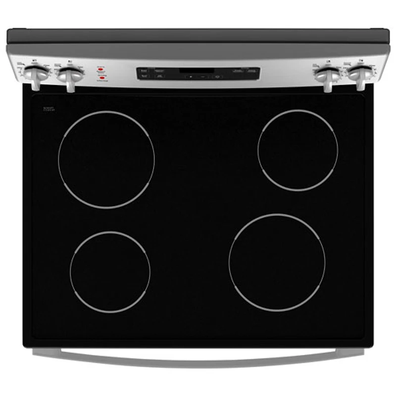 Cuisinière électrique autonome 5,0 pi³ 30 po de GE (JCBS630SVSS) - Inox