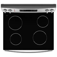 Cuisinière électrique autonome 5,0 pi³ 30 po de GE (JCBS630SVSS) - Inox