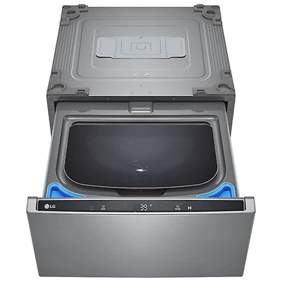 LG Sidekick 27" 1.0 Cu. Ft. Laundry Pedestal Washer (WD300CV) - Graphite Steel