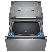 LG Sidekick 27" 1.0 Cu. Ft. Laundry Pedestal Washer (WD300CV) - Graphite Steel