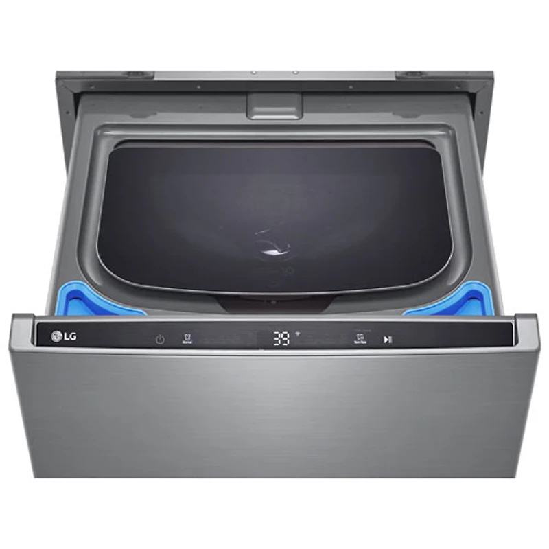 LG Sidekick 27" 1.0 Cu. Ft. Laundry Pedestal Washer (WD300CV) - Graphite Steel