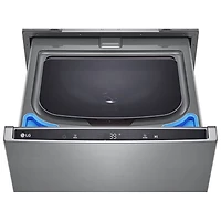 LG Sidekick 27" 1.0 Cu. Ft. Laundry Pedestal Washer (WD300CV) - Graphite Steel