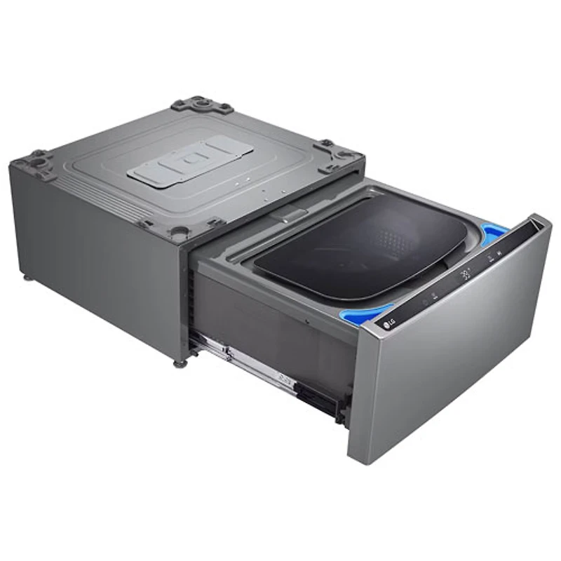 LG Sidekick 27" 1.0 Cu. Ft. Laundry Pedestal Washer (WD300CV) - Graphite Steel