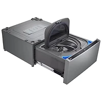 LG Sidekick 27" 1.0 Cu. Ft. Laundry Pedestal Washer (WD300CV) - Graphite Steel