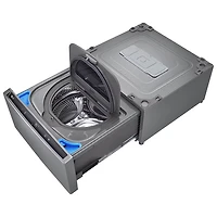 LG Sidekick 27" 1.0 Cu. Ft. Laundry Pedestal Washer (WD300CV) - Graphite Steel