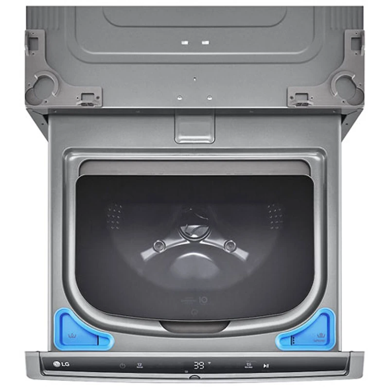 LG Sidekick 27" 1.0 Cu. Ft. Laundry Pedestal Washer (WD300CV) - Graphite Steel